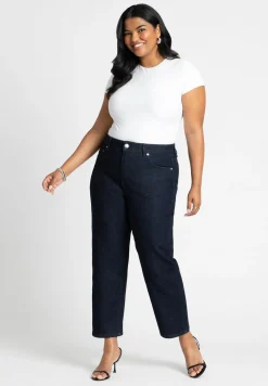The Naomi Comfort Stretch Straight Leg Jean Crop