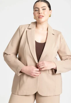 The Ultimate Stretch Long One Button Blazer