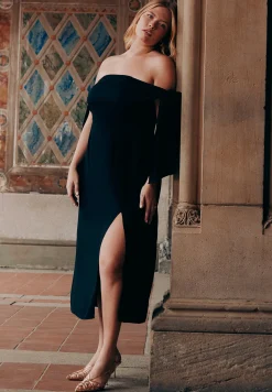 Tie Detail Column Dress