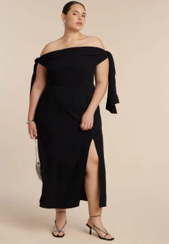 Tie Detail Column Dress
