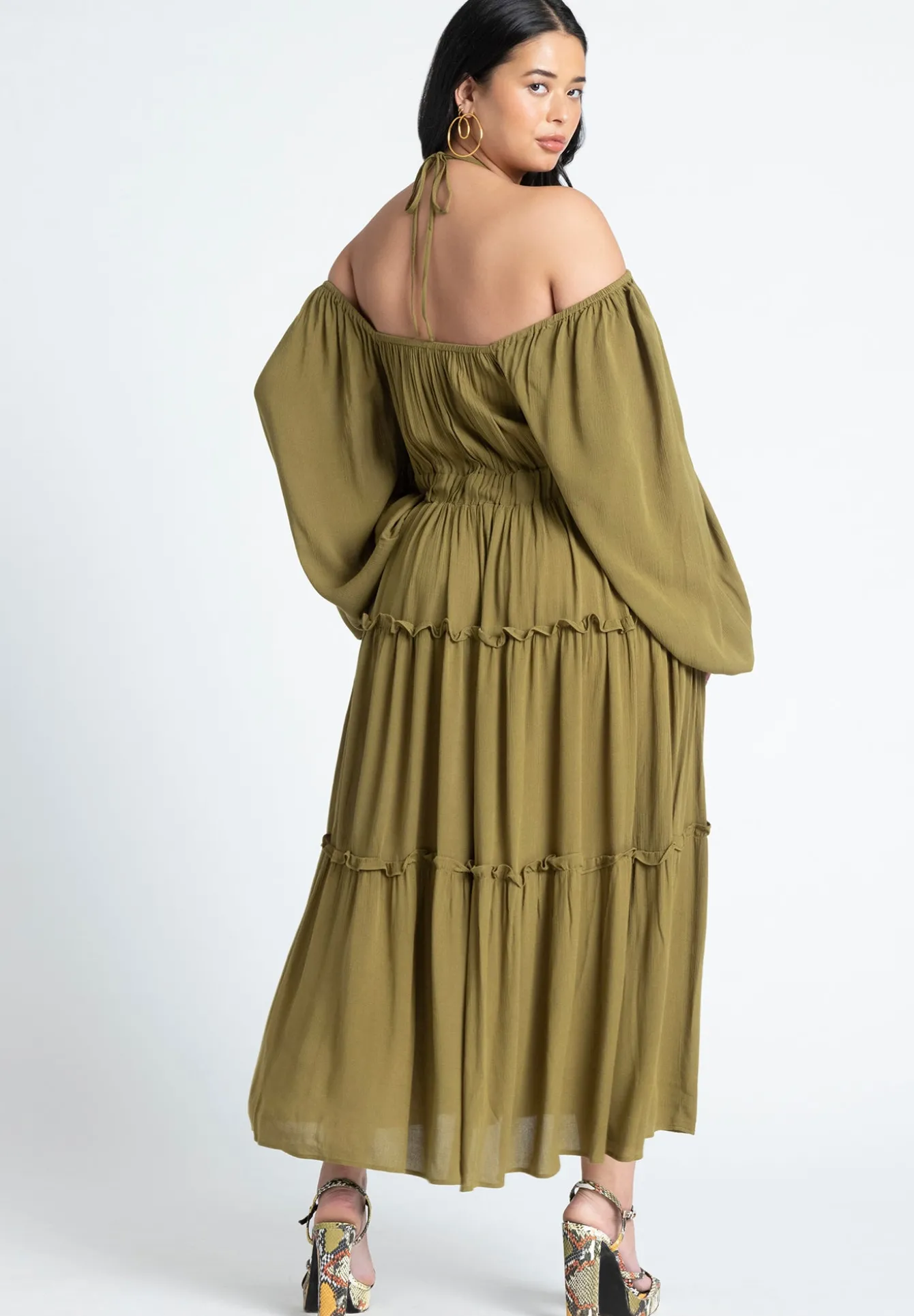 Tiered Ruffle Maxi Dress