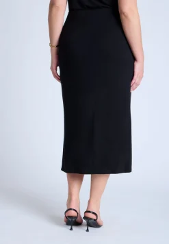 Twist Skirt With Slit